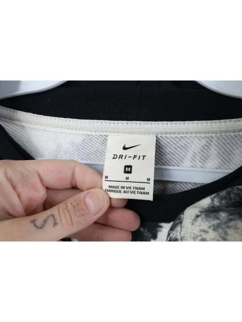 Y2K Nike Fly Womens Medium Travis Scott Mini Swoosh Acid Wash Cropped Hoodie